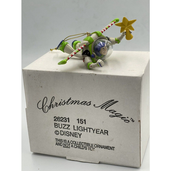 Disney Christmas Magic Ornaments W/Box  Woody Buzz Winnie Simba Set/4 - Picture 5 of 12